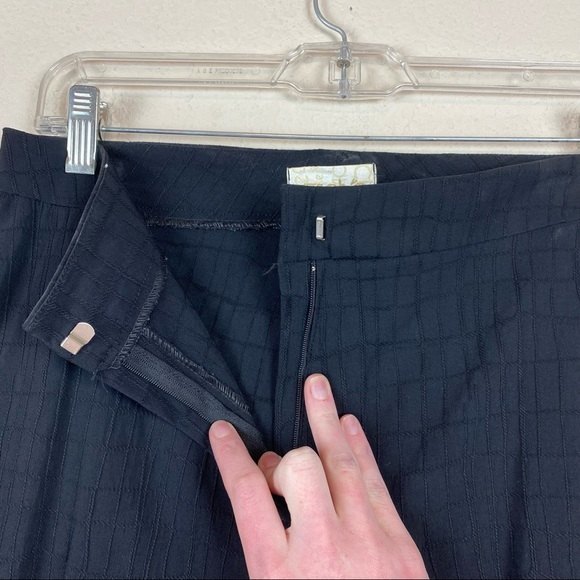 Cache Black Square Novelty Pattern Pants NWT - Picture 6 of 11